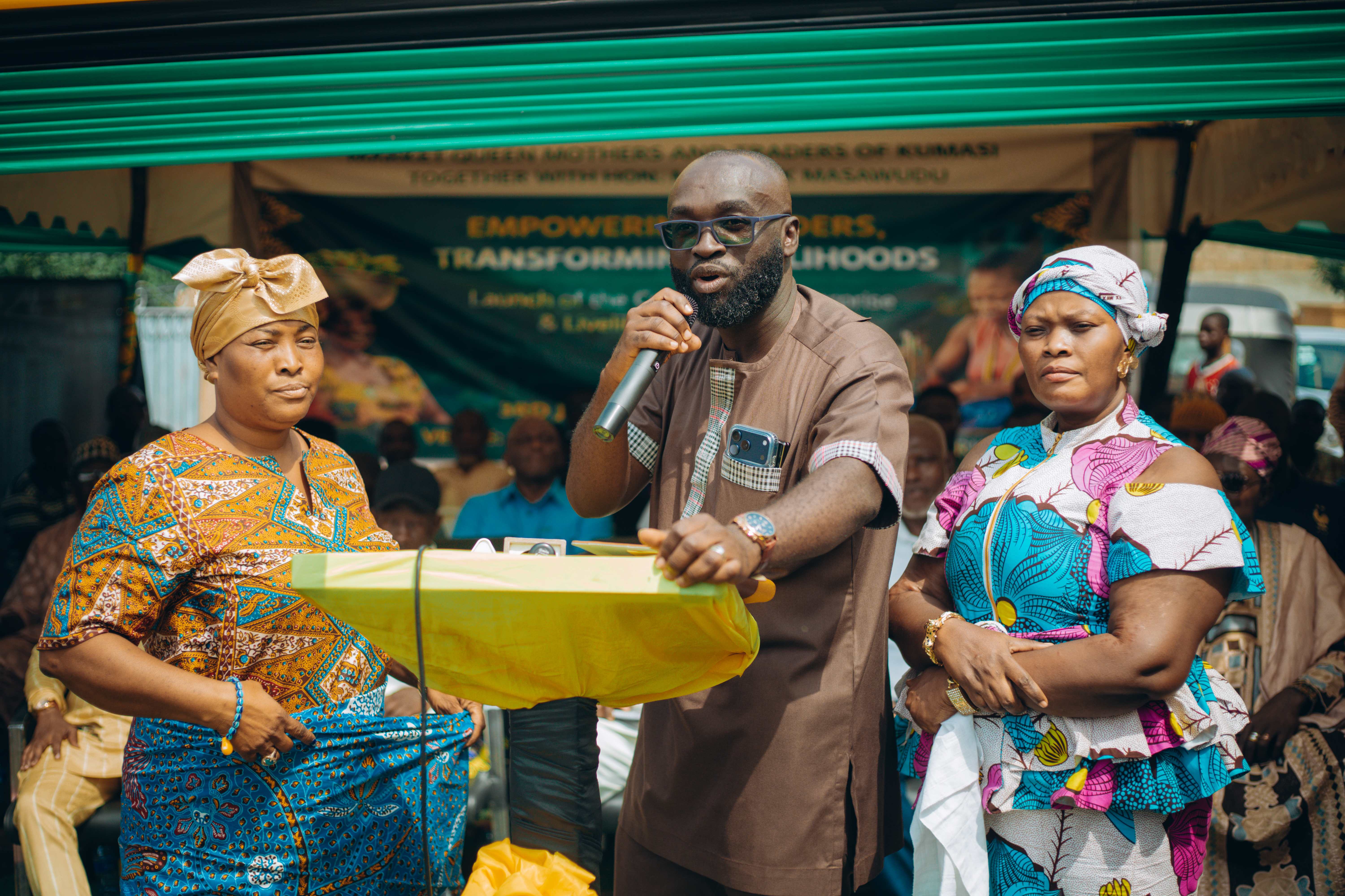 CELF community empowerment event with leaders and traders